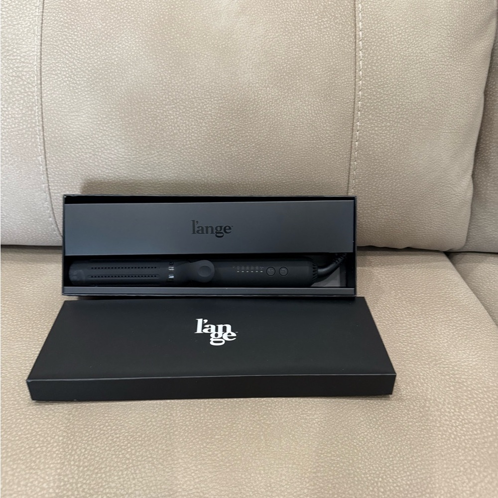 L'ange Black Hair Straightener/curler LeDuo